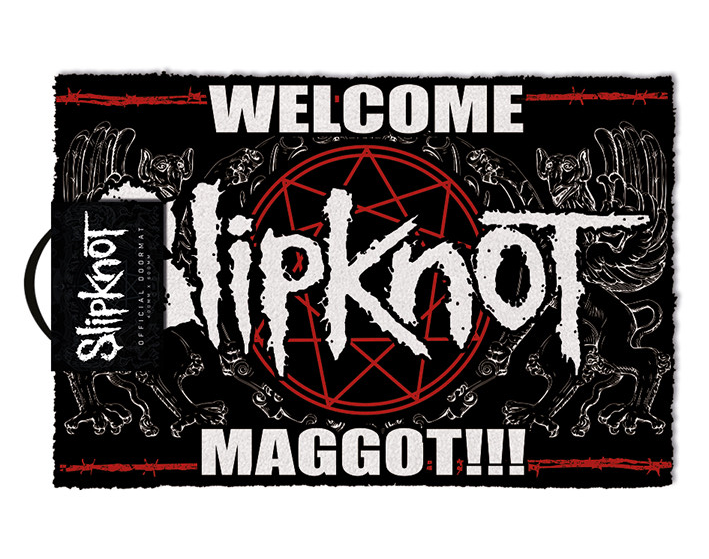 Zerbino Slipknot Welcome Maggot Cm 60X40 - Gp85411 Zerbino Slipknot Welcome Maggot Cm 60X40 - Gp85411